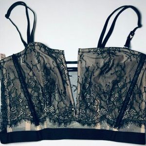 VICTORIA SECRET SEXY LACE UNLINED STRAPLESS BRA-SP